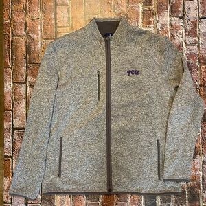 EUC Johnnie-O Coastal Full Zip Lined Fleece Jacket Coat SZ XL Gray